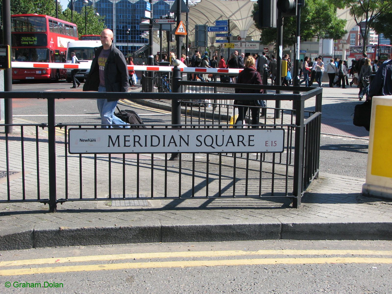 Greenwich Meridian Marker; England; LB Newham; Stratford (E15)